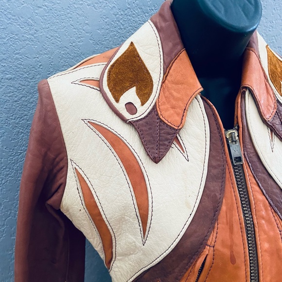 East West Musical Instruments Vintage late 60s early 70s Soft Leather Jacket! - Picture 10 of 10